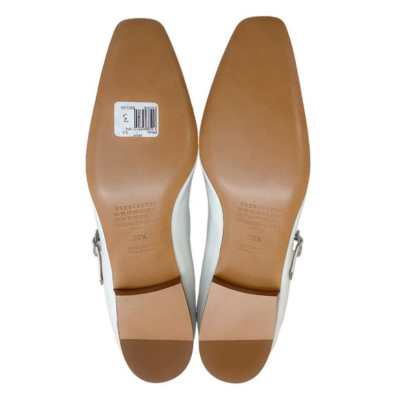 Maison Margiela White Patent Leather Low Heeled Mary Janes - Picture 10 of 10